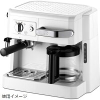 デロンギ コンビ・コーヒーメーカー ホワイト BCO410J-W(1台)